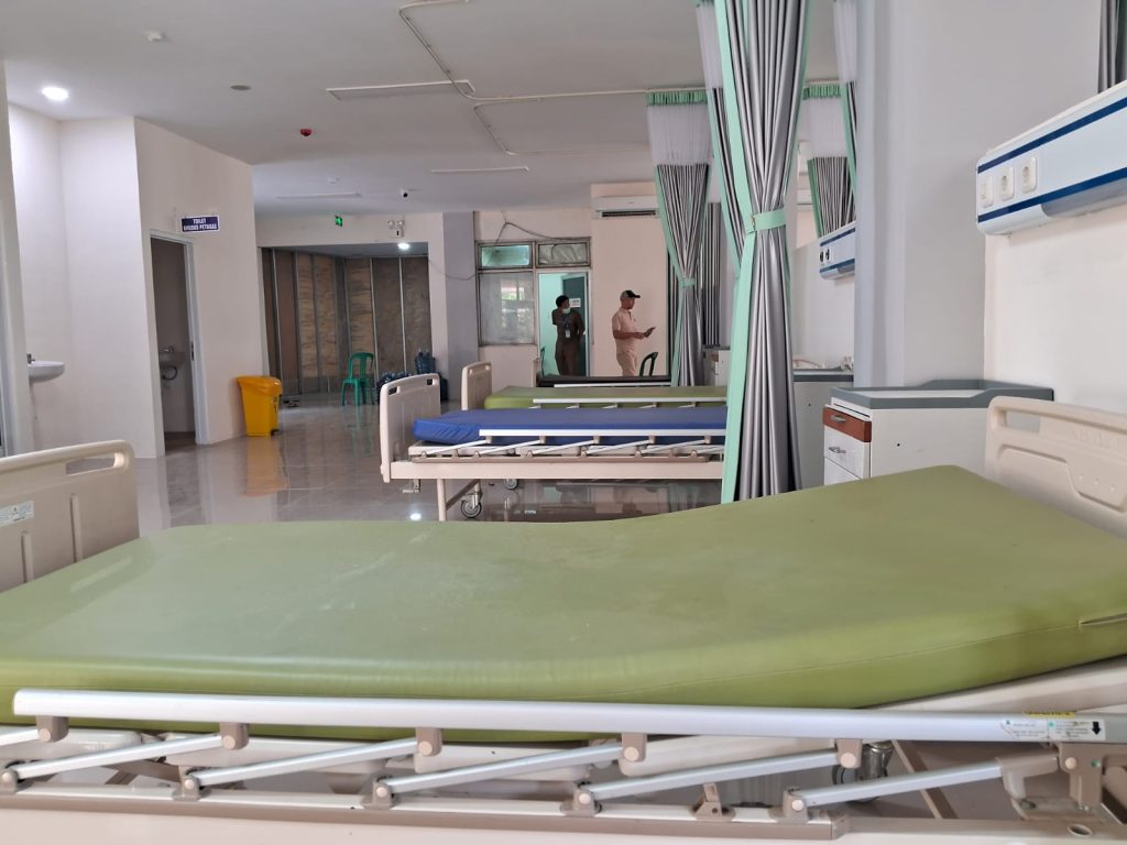 RSUD Adjidarmo menyiapkan ruang transit pasien IGD.(Def/SuaraNusantara)