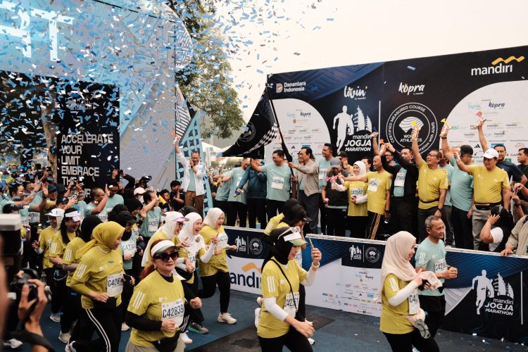 Sebanyak 9.200 peserta ramailan Mandiri Jogja Maraton