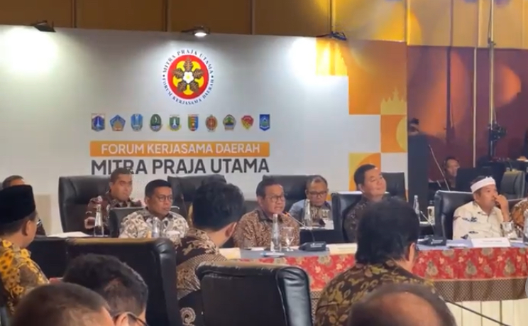 Gubernur DKI Jakarta, Pramono Anung dalam Forum Kerja Sama Daerah Mitra Praja Utama (MPU). (Dok Istimewa).