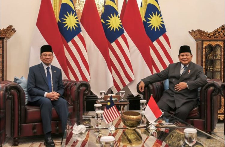 PM Malaysia Anwar Ibrahim dan Presiden Prabowo Subianto. (Dok Instagram @prabowo).