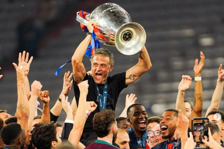 Luis Enrique bangga bawa PSG juara Liga Champions