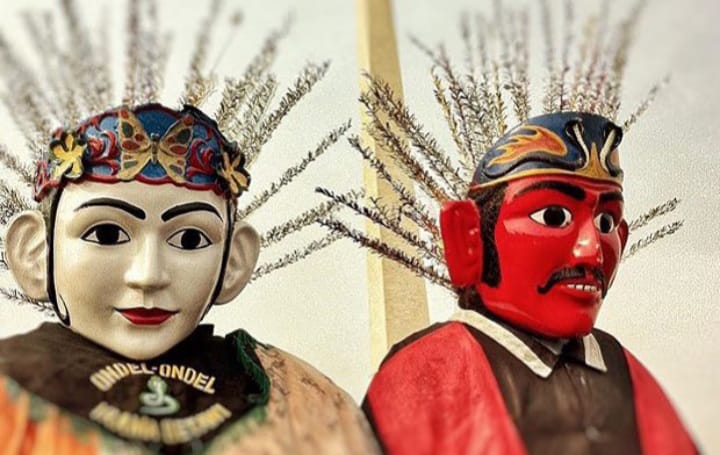 Sambut HUT ke 498 Jakarta, Ondel-ondel dilarang ngamen (instagram @describeindonesia)