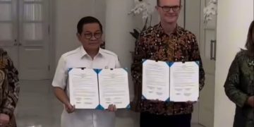 Gubernur DKI Jakarta Pramono Anung saat usai menandatangani kerja sama dengan Universita Nottingham, Rabu 4 Juni 2025 (instagram @pramonoanungw)