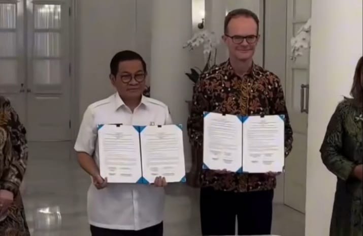 Gubernur DKI Jakarta Pramono Anung saat usai menandatangani kerja sama dengan Universita Nottingham, Rabu 4 Juni 2025 (instagram @pramonoanungw)