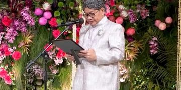 Gubernur DKI Jakarta Pramono Anung saat prosesi pernikahan putrinya sejak Selasa 24 Juni 2025 hingga Rabu 25 Juni 2025 (instagram @pramonoanungw)