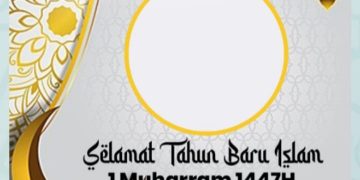 Salah satu Twibbon Tahun Baru Islam 2025 atau 1 Muharram 1447 H (twibbonize.com)