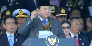 Presiden Prabowo Subianto di hari Bhayangkara