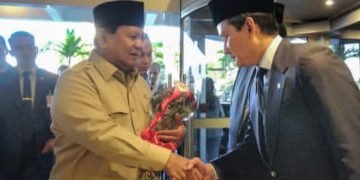 Presiden RI Prabowo Subianto saat tiba di Brasil guna mengikuti KTT BRICS pertama kalinya yang digelar 6-7 Juli 2025 (instagram @prabowo)