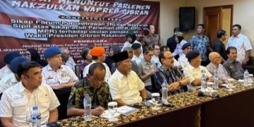 Forum Purnawirawan TNI tuntut surat pemakzulan Gibran Rakabuming Raka segera diproses jika tidak akan duduki paksa Gedung DPR/MPR RI (instagram @kritisid)