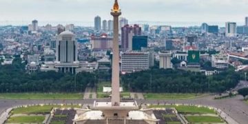 HUT ke 79 Bhayangkara akan digelar di Silang Monas Jakarta. Arus lalu lintas sementara dialihkan (instagram @jakarta.point)