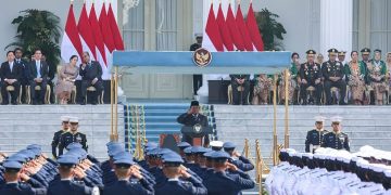 Presiden RI Prabowo Subianto saat melantik 2000 capaja Akmil-Akpol pada Rabu 23 Juli 2025 di Istana Kepresidenan (instagram @presidenrepublikindonesia)