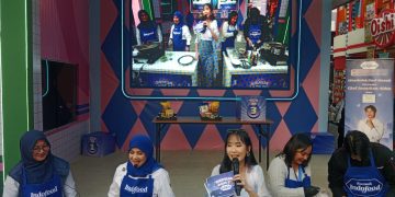 Keseruan Mendadak Duel Masak di Rumah Indofood Jakarta Fair 2025 (suaranusantara/GN)