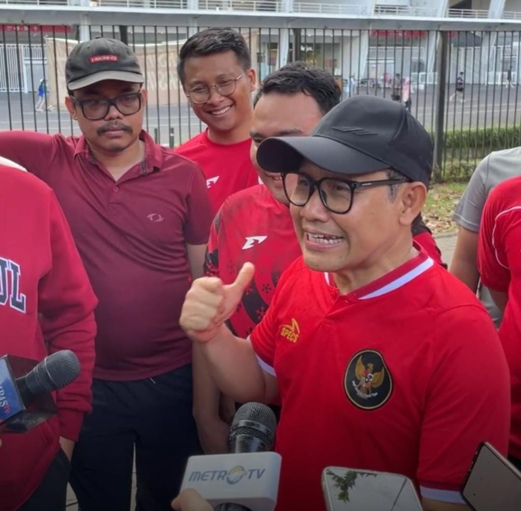 Cak Imin usai olahraga pagi di GBK, Rabu 20 Juli 2025