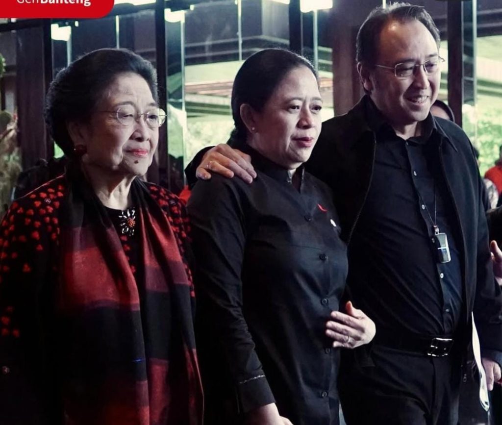 Momen rangkulan Prananda Prabowo ke Puan Maharani (Dok ig GenBanteng)
