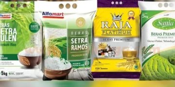 Beras premium oplosan beredar luas di pasaran dijual di retail modern (instagram @duniahariini17)