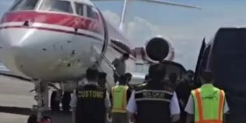 Asiang diduga dapat perlakuan khusus saat di Bandara Kualanamu Medan (instagram @medan_lambe)