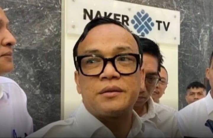 Wamenaker Immanuel Ebenezer terjaring OTT KPK di kediamannya saat tidur pulas (instagram @insides.media)