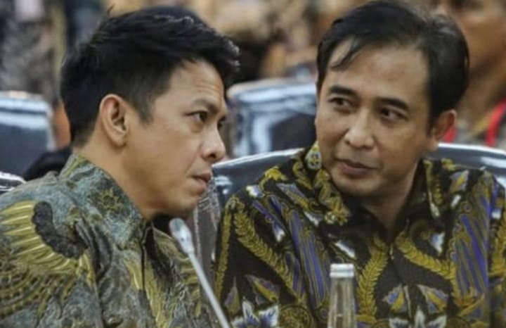 Piyu Padi bicara soal royalti musik saat rapat bersama DPR RI, Kamis 21 Agustus 2025 (instagram @piyu_logy)