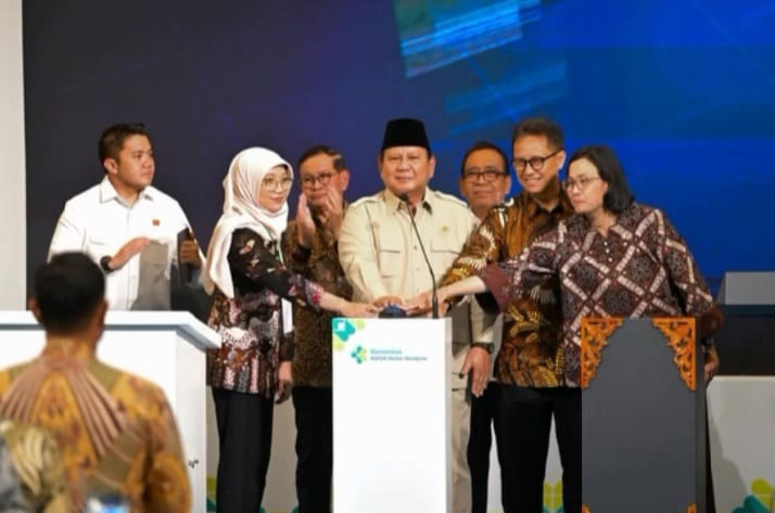 Presiden RI Prabowo Subianto saat resmi membuka RSPON Mahar Mardjono di Cawang, Jakarta Timur, Selasa 26 Agustus 2025 (instagram @smindrawati)