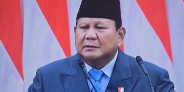 Presiden RI Prabowo Subianto saat pidato RAPBN pada Jumat 15 Agustus 2025 (dok suaranusantara.com)