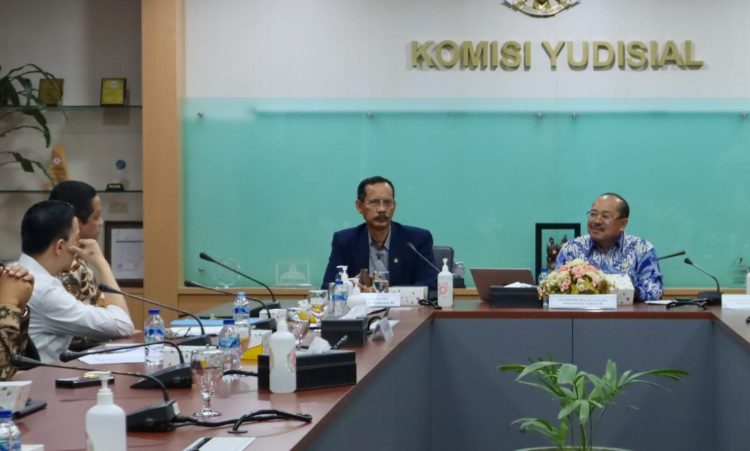 Audiensi Komisis Yudisial bersama Mantan Mendag, Tom Lembong di kantor Komisi Yudisial, Jakarta, Senin (11/8/2025). (Istimewa)