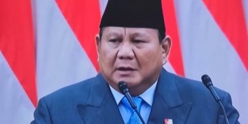 Presiden RI Prabowo Subianto saat memaparkan anggaran pendidikan 2026 di Sidang Tahunan MPR RI, Jumat 15 Agustus 2025 (dok suaranusantara.com)