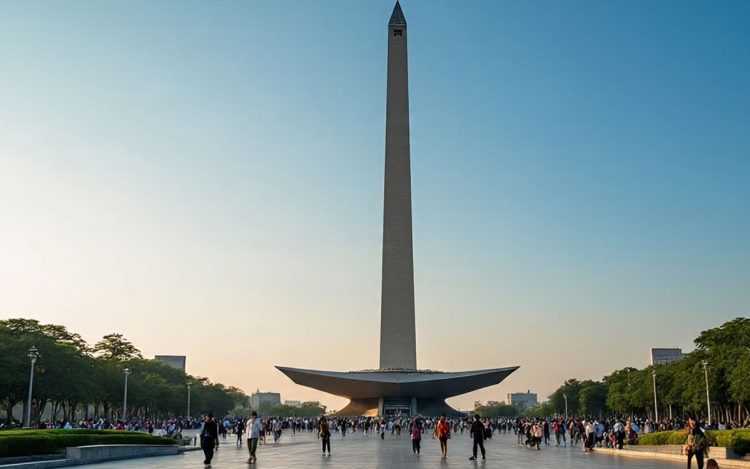 Lokasi parkir HUT RI