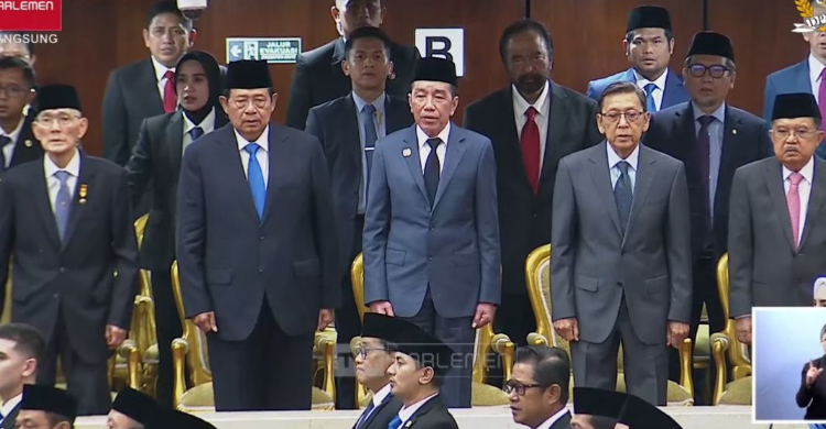 Jokowi dan SBY hadiri sidang tahunan MPR RI 2025
