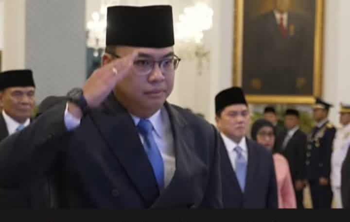 Angga Raka Prabowo resmi dilantik sebagai Kepala BKP, Rabu 17 September 2025 (instagram @narasinewsroom)