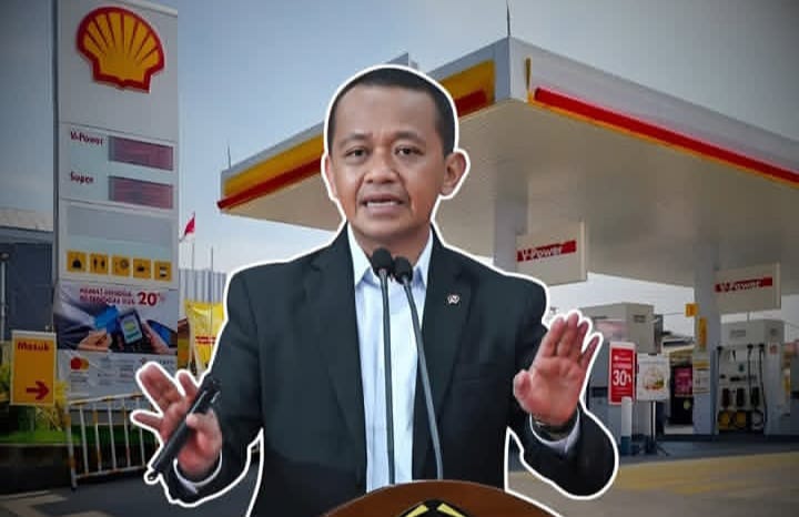 Bahlil Lahadalia selaku Menteri ESDM enggan bicara soal kelangkaan BBM di SPBU Swasta (instagram @voizindo)
