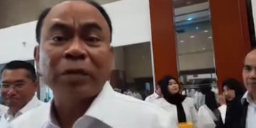 Budi Arie Setiadi usai rapat bersama DPR RI. Posisi sebagai Menkop tak lagi dijabatnya sebab telah resmi digantikan oleh Ferry Juliantono, Senin 8 September 2025 (instagram @forumkeadilantv)