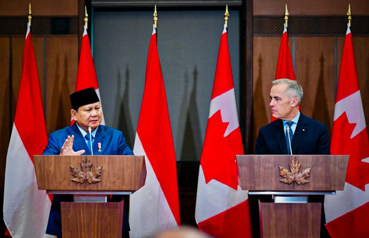 Presiden Republik Indonesia, Prabowo Subianto di Ottawa mendapatkan sambutan hangat dari Perdana Menteri (PM) Kanada, Mark Carney, di West Block Read more: https://setkab.go.id/kunjungan-resmi-presiden-prabowo-disambut-pm-carney-dengan-pujian-dan-komitmen-kemitraan/