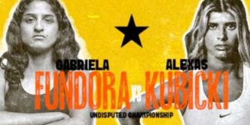 Poster laga tinju juara dunia kelas terbang putri Gabriela Fundora (kiri) melawan Alexas Daria Kubicki (kanan) yang dipublikasikan World Boxing Council (WBC) dalam laman resminya yang dipantau di Jakarta, Jumat (19/9/2025).