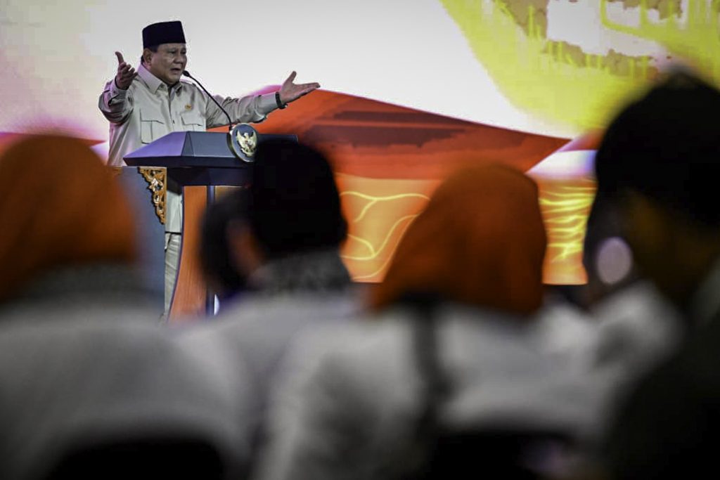 Presiden RI Prabowo Subianto singgung soal jajaran Kabinet Merah Putih yang memiliki pendidikan S3 (Dok Setkab)