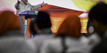 Presiden RI Prabowo Subianto singgung soal jajaran Kabinet Merah Putih yang memiliki pendidikan S3 (Dok Setkab)