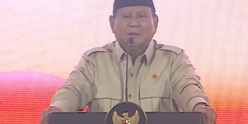 Presiden Prabowo Subianto memberikan sambutan pada acara Peresmian Penutupan Musyawarah Nasional (Munas) VI Partai Keadilan Sejahtera (PKS) Tahun 2025 (DOk ist)