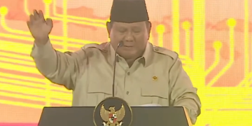 Presiden Prabowo Subianto memberikan sambutan pada acara Peresmian Penutupan Musyawarah Nasional (Munas) VI Partai Keadilan Sejahtera (PKS) Tahun 2025 (DOk ist)