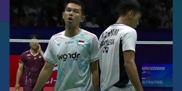 Fajar Alfian/Muhammad Shohibul Fikri akan jumpa ganda putra Korea Selatan, Kim Won Ho/Seo Seung Jae di semifinal China Master 2025.