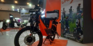 Dalam kesempatan di pameran IMOS 2025, Kupprum hadirkan motor listrik yaitu URB-X (suaranusantara.com)