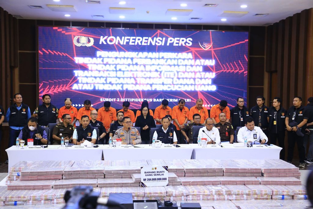 Bareskrim Polri Berhasil bongkar sindikat Rekening Dormant