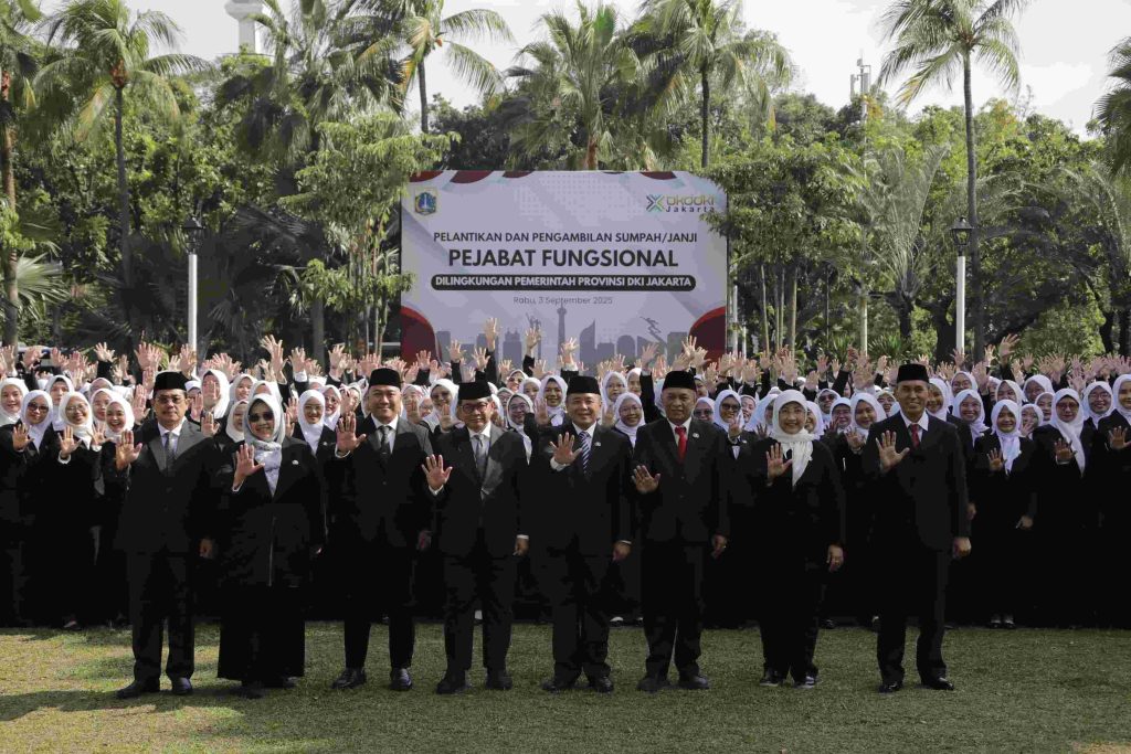 Gubernur DKI Jakarta, Pramono Anung, dalam Pelantikan dan Pengambilan Sumpah/Janji Pejabat Fungsional di Lingkungan Pemerintah Provinsi DKI Jakarta (Dok: Biro Humas Diskominfotik)