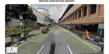 Rencana Pelican Crossing di Stasiun Cikini (Dok: Biro Humas Diskominfotik)