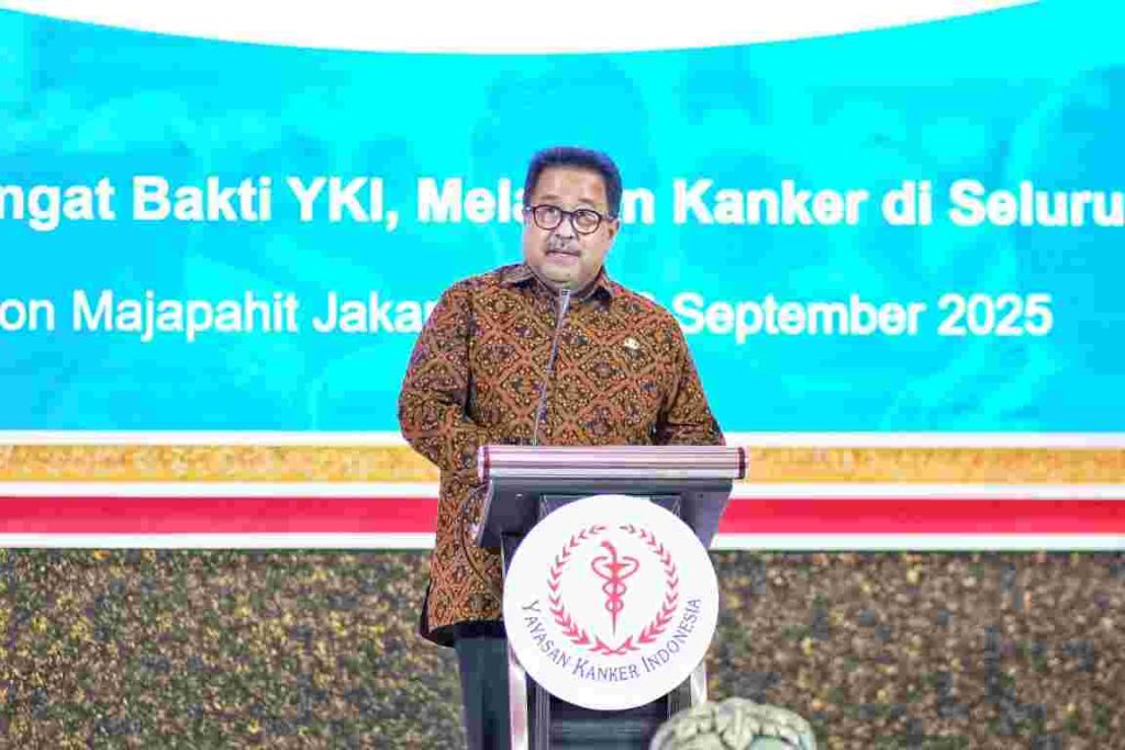 Wakil Gubernur DKI Jakarta, Rano Karno, dalam membuka Rapat Koordinasi Nasional Yayasan Kanker Indonesia (YKI) di Keraton Majapahit, Jakarta Timur (Dok: Diskominfotik)