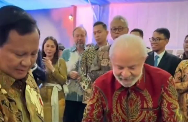 Perayaan ulang tahun Presiden RI Prabowo Subianto dan Presiden Brasil Lula Da Silva, Kamis 23 Oktober 2025 (instagram @bitvofficial)