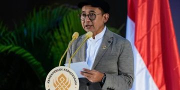Menbud Fadli Zon saat bicara soal arahan Presiden RI Prabowo Subianto untuk bahasa Portugis jadi mapel di sekolah Indonesia (instagram @fadlizon)