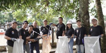 Bank Mandiri Region IX/Kalimantan gelar Aksi Bersih Mandiri di Sungai Kelayan di Banjarmasin dan Sungai Karang Mumus di Samarinda (Dok Istimewa)