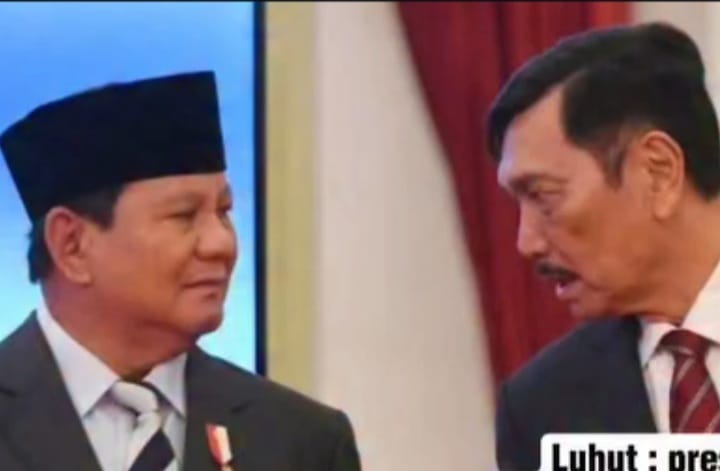 Presiden RI Prabowo Subianto disarankan pecat Luhut Binsar Pandjaitan (LBP) selaku Ketua DEN (instagram @arie_ngetren)