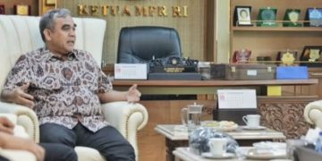 Ketua MPR RI Ahmad Muzani respon soal reshuffle kabinet oleh Presiden RI Prabowo Subianto (instagram @ahmadmuzani2)