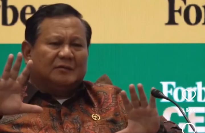 Presiden RI Prabowo Subianto cerita soal hapus utang petani, nelayan hingga UMKM (instagram @maoinfoindonesia)
