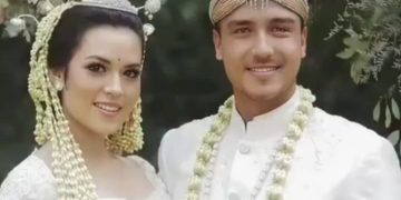 Momen saat penyanyi Raisa Andriana dan Hamish Daud melangsungkan pernikahan (instagram @trendingpopuler_)